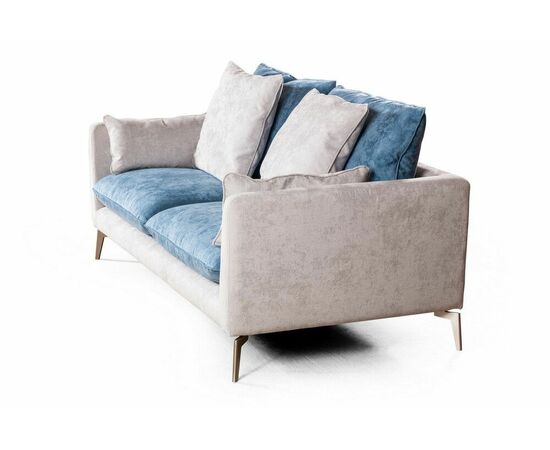 Brussels диван двухместный прямой, замша Breeze, изображение 10 | Интернет магазин мебели и декора LifeDekor