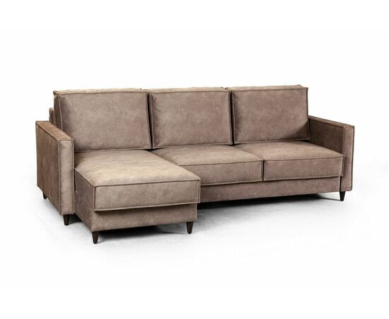 Keln диван-кровать с шезлонгом, велюр бежевый | Интернет магазин мебели и декора LifeDekor