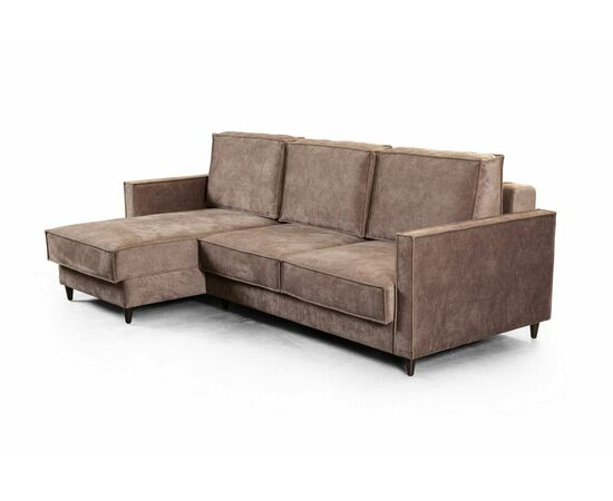 Keln диван-кровать с шезлонгом, велюр бежевый, изображение 7 | Интернет магазин мебели и декора LifeDekor