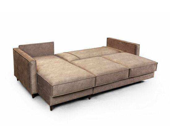 Keln диван-кровать с шезлонгом, велюр бежевый, изображение 2 | Интернет магазин мебели и декора LifeDekor