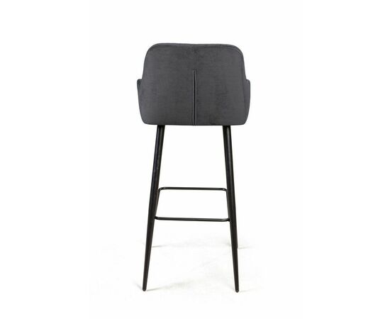Стул барный Robert, бархат серый 27, изображение 6 | Интернет магазин мебели и декора LifeDekor
