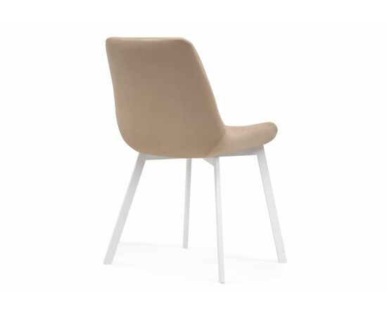 Стул на металлокаркасе Челси белый / бежевый, изображение 4 | Интернет магазин мебели и декора LifeDekor