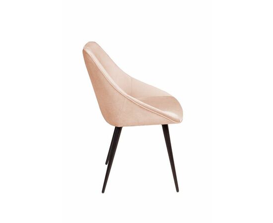 Стул Neo бархат бежевый 5/опора конус, изображение 3 | Интернет магазин мебели и декора LifeDekor