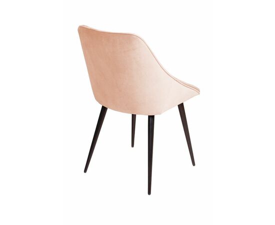 Стул Neo бархат бежевый 5/опора конус, изображение 4 | Интернет магазин мебели и декора LifeDekor