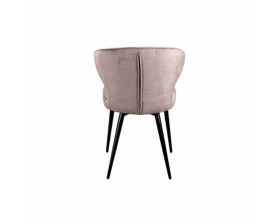 Стул Richard ромб, бархат пепельно-бежевый 25, изображение 8 | Интернет магазин мебели и декора LifeDekor