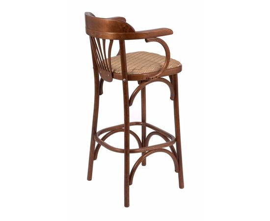 Стул барный 750 Венский мягкий (средний тон,  ткань 2 caramel), изображение 2 | Интернет магазин мебели и декора LifeDekor