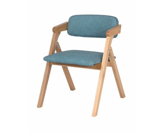 Стул складной Томас (бук/ткань Айсберг логан) | Интернет магазин мебели и декора LifeDekor