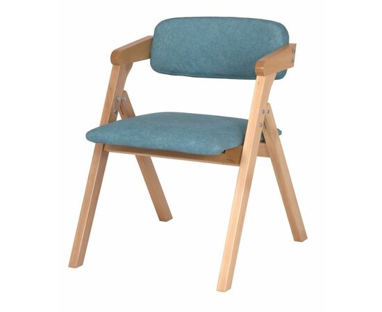 Стул складной Томас (бук/ткань Айсберг логан), изображение 2 | Интернет магазин мебели и декора LifeDekor