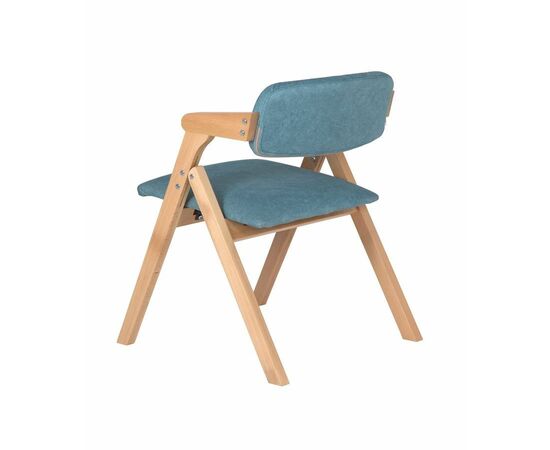 Стул складной Томас (бук/ткань Айсберг логан), изображение 4 | Интернет магазин мебели и декора LifeDekor