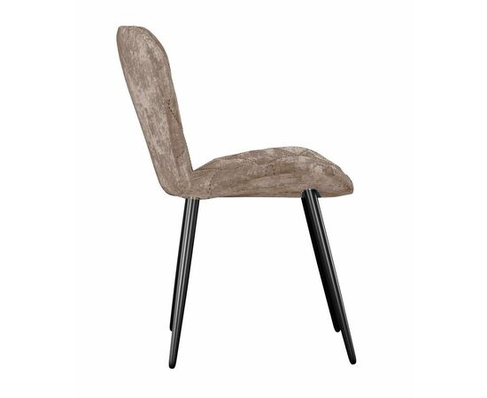 Стул DikLine 303 M05 шоколад, ножки черные, изображение 4 | Интернет магазин мебели и декора LifeDekor