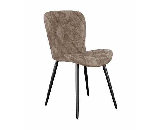 Стул DikLine 303 M05 шоколад, ножки черные | Интернет магазин мебели и декора LifeDekor