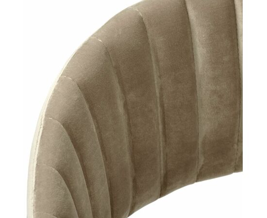 Стул полубарный Turin латте с золотыми ножками, изображение 5 | Интернет магазин мебели и декора LifeDekor