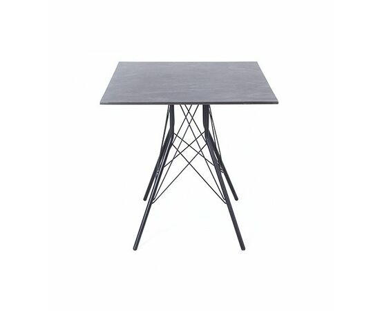 "Конте" интерьерный стол из HPL 63x63см, цвет "серый гранит", изображение 2 | Интернет магазин мебели и декора LifeDekor