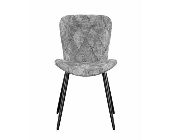 Стул DikLine 303 M13 светло-серый, ножки черные, изображение 2 | Интернет магазин мебели и декора LifeDekor