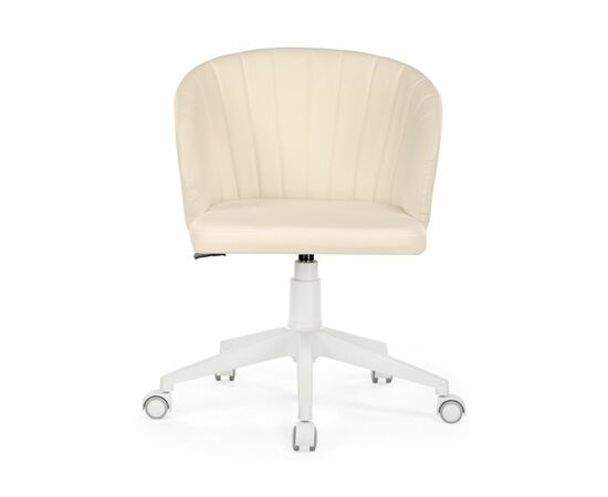 Офисное кресло Пард экокожа слоновая кость, изображение 2 | Интернет магазин мебели и декора LifeDekor