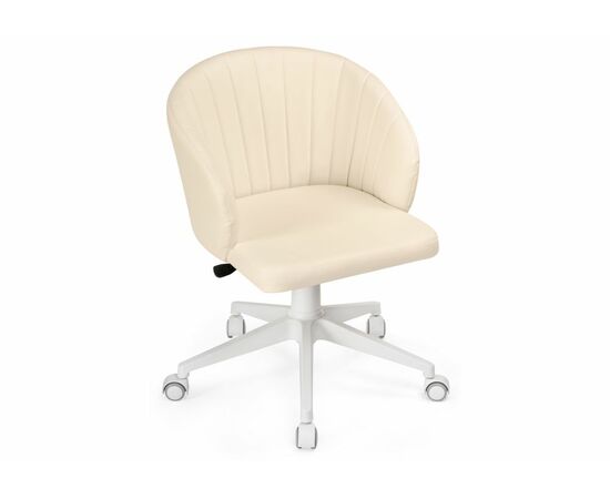 Офисное кресло Пард экокожа слоновая кость, изображение 6 | Интернет магазин мебели и декора LifeDekor