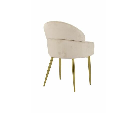 Стул обеденный Берклей D-1202D, бежевый/золото, изображение 5 | Интернет магазин мебели и декора LifeDekor