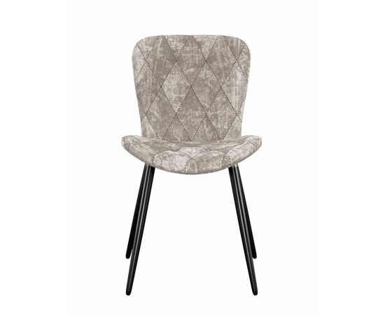 Стул DikLine 303 M02 бежевый, ножки черные, изображение 2 | Интернет магазин мебели и декора LifeDekor