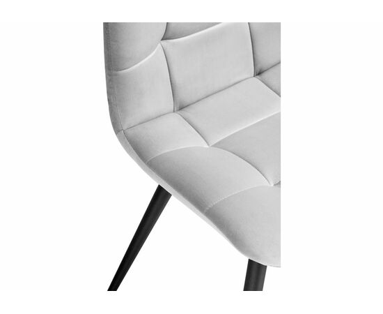 Стул на металлокаркасе Чилли К светло-серый / черный, изображение 6 | Интернет магазин мебели и декора LifeDekor