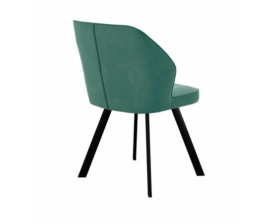 Стул DikLine 232 поворотный Z39 авокадо, ножки черные, изображение 3 | Интернет магазин мебели и декора LifeDekor