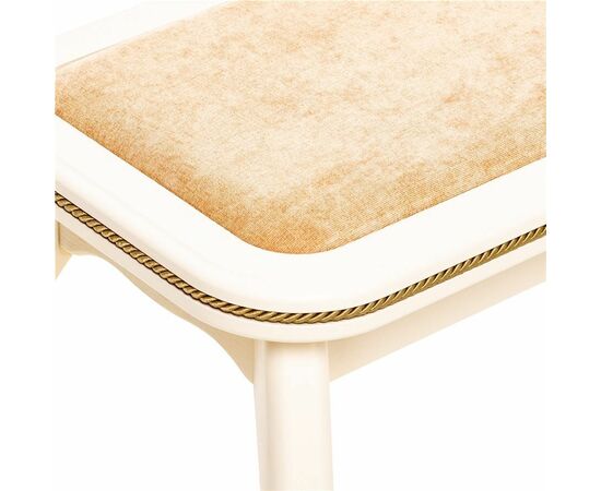 Банкетка Миледи (Дуб шампань / ткань Крем) Вис, изображение 3 | Интернет магазин мебели и декора LifeDekor
