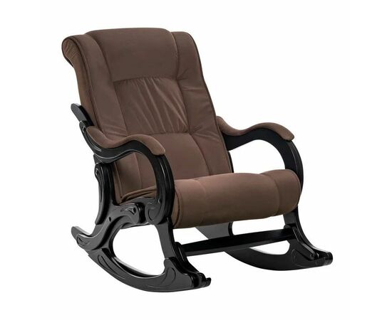 Кресло-качалка Санатор 77 (Венге / ткань V 23) | Интернет магазин мебели и декора LifeDekor