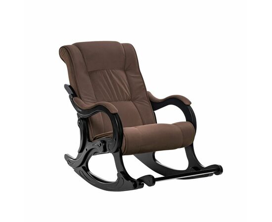 Кресло-качалка Санатор 77 (Венге / ткань V 23), изображение 3 | Интернет магазин мебели и декора LifeDekor