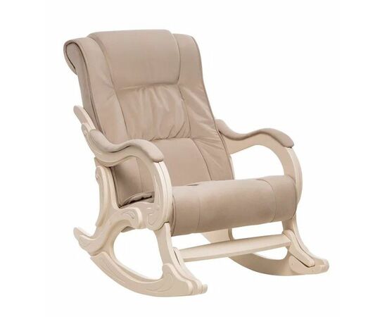 Кресло-качалка Сенатор 77 (Дуб шампань / ткань V 18) | Интернет магазин мебели и декора LifeDekor