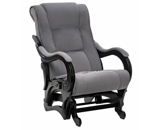 Кресло-маятник Сенатор 78 (Венге / ткань Велютто 32) | Интернет магазин мебели и декора LifeDekor