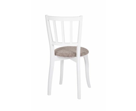 Стул Сальст (тон 304 белый/ткань Лайн белый), изображение 2 | Интернет магазин мебели и декора LifeDekor