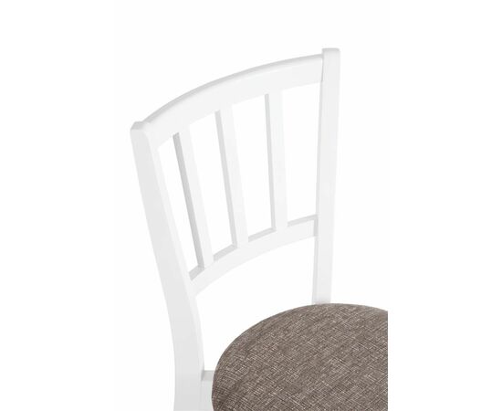 Стул Сальст (тон 304 белый/ткань Лайн белый), изображение 4 | Интернет магазин мебели и декора LifeDekor