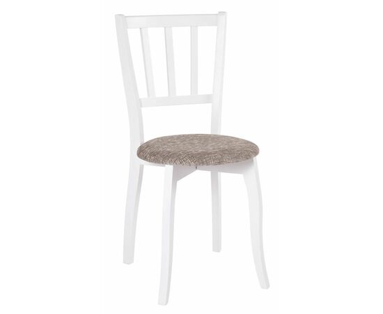 Стул Сальст (тон 304 белый/ткань Лайн белый), изображение 5 | Интернет магазин мебели и декора LifeDekor