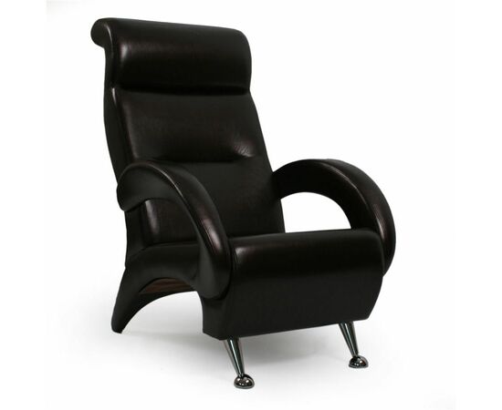 Кресло для отдыха, мод.9-Д (Antik Крокодил/Венге) Коричневый, изображение 3 | Интернет магазин мебели и декора LifeDekor