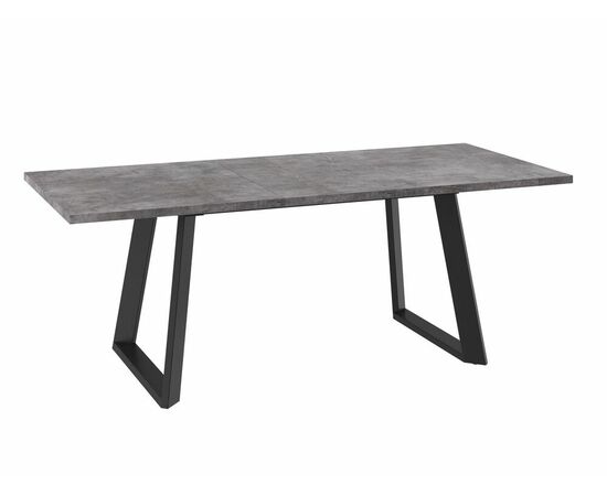 Стол Лофт Люкс 160 ДЫМЧАТАЯ КЕРАМИКА, Черный, изображение 2 | Интернет магазин мебели и декора LifeDekor