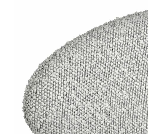 Стул Lucas светло-серый букле с ножками цвета орех, изображение 7 | Интернет магазин мебели и декора LifeDekor