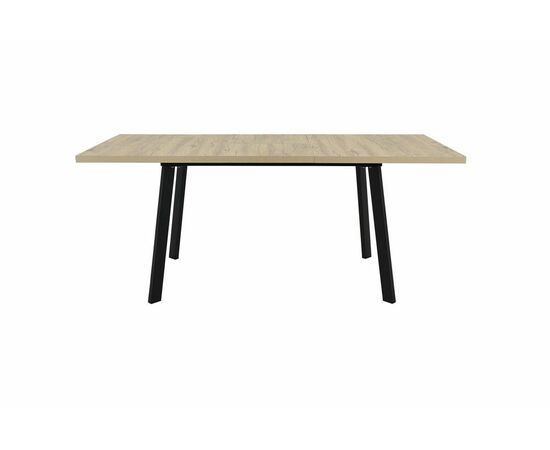 Стол Осло 140, Дуб Сильверджек Ореховый, Чёрный, изображение 6 | Интернет магазин мебели и декора LifeDekor