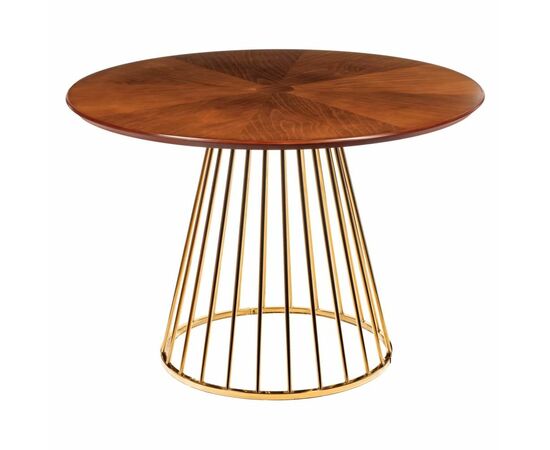 Стол Liverpool 110см, золотистые ножки | Интернет магазин мебели и декора LifeDekor