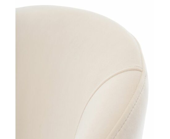 Стул-полукресло Emil кремовый с золотыми ножками, изображение 6 | Интернет магазин мебели и декора LifeDekor