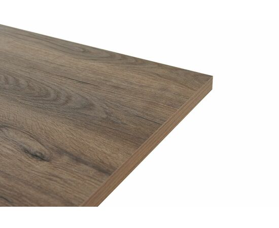 Стол Осло 140, Дуб гудзон шоколадный, Шамони/Чёрный, изображение 8 | Интернет магазин мебели и декора LifeDekor