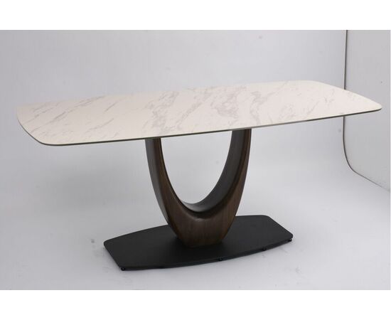 Стол обеденный Римини MC3020-200WT, 200х110х76 см, белая керамика, изображение 3 | Интернет магазин мебели и декора LifeDekor