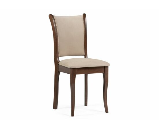 Стул деревянный Санати сливочный раф / темный орех | Интернет магазин мебели и декора LifeDekor