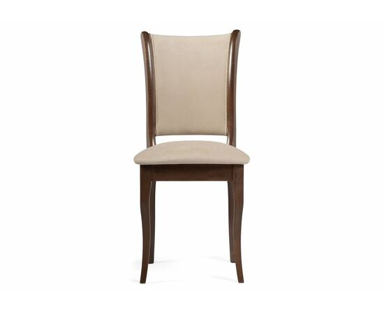 Стул деревянный Санати сливочный раф / темный орех, изображение 2 | Интернет магазин мебели и декора LifeDekor