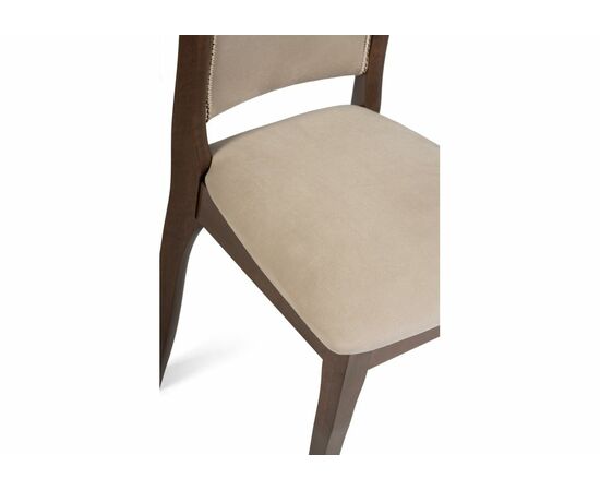 Стул деревянный Санати сливочный раф / темный орех, изображение 6 | Интернет магазин мебели и декора LifeDekor