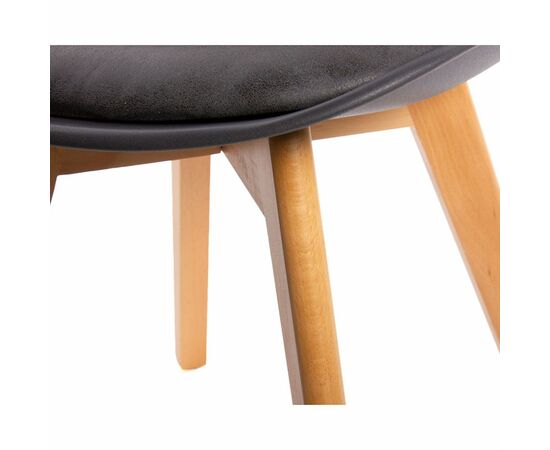 Стул Eames Bon чёрный, изображение 5 | Интернет магазин мебели и декора LifeDekor