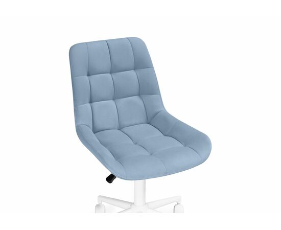 Офисное кресло Честер голубой (velutto 47 ) / белый, изображение 6 | Интернет магазин мебели и декора LifeDekor