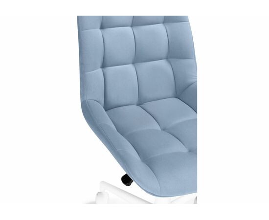 Офисное кресло Честер голубой (velutto 47 ) / белый, изображение 7 | Интернет магазин мебели и декора LifeDekor