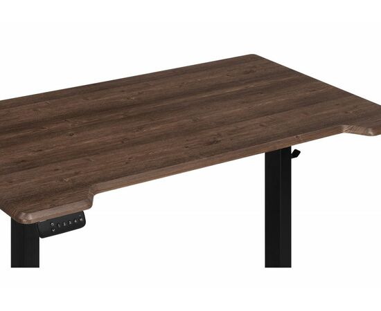 Компьютерный стол Маркос с механизмом подъема 120х75х75 черный / кантри орех, изображение 6 | Интернет магазин мебели и декора LifeDekor