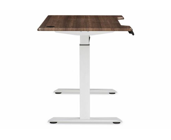 Компьютерный стол Маркос с механизмом подъема 120х75х75 орех кантри / белый, изображение 5 | Интернет магазин мебели и декора LifeDekor