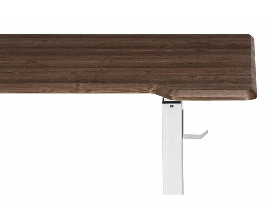 Компьютерный стол Маркос с механизмом подъема 120х75х75 орех кантри / белый, изображение 8 | Интернет магазин мебели и декора LifeDekor