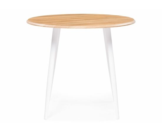 Стол деревянный Абилин 90 дуб вотан / белый матовый, изображение 2 | Интернет магазин мебели и декора LifeDekor